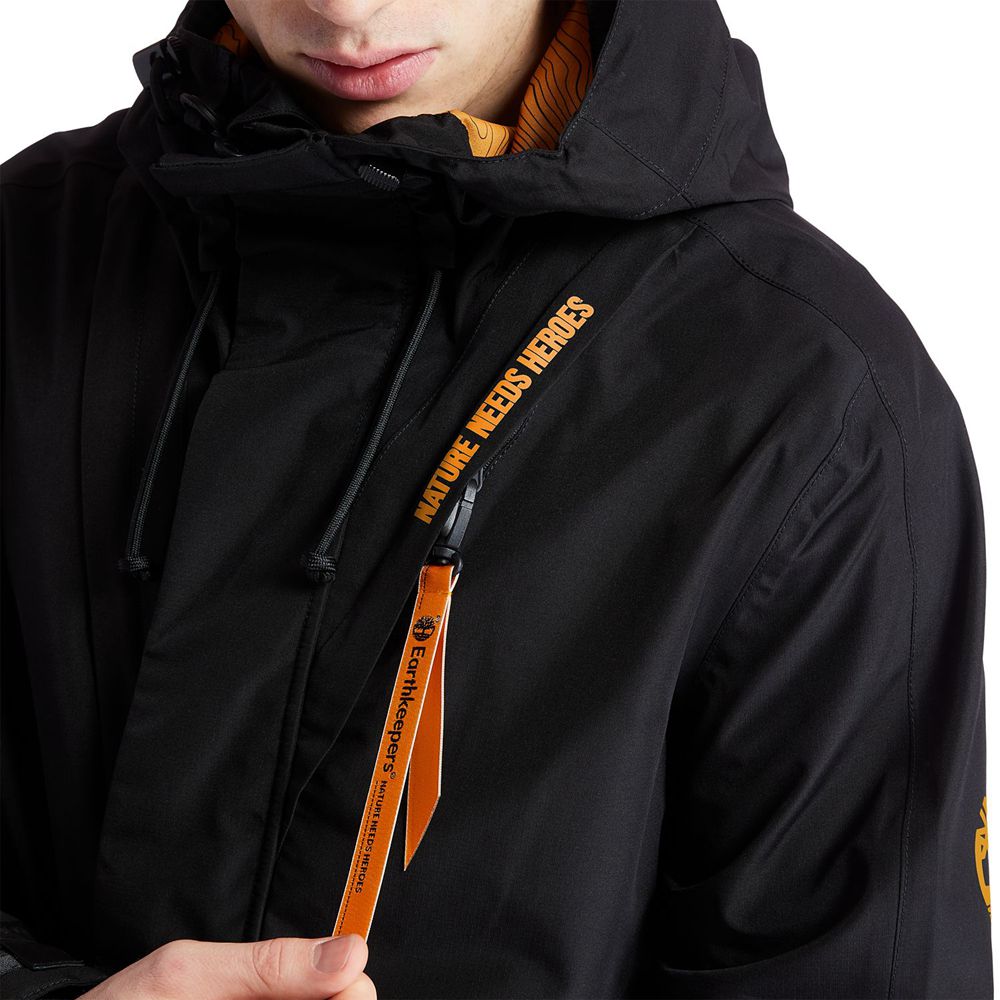 Chaquetas Timberland Argentina Hombre - Ecoriginal Ek+ Fishtail Parka With Dryvent™ Technology - Neg